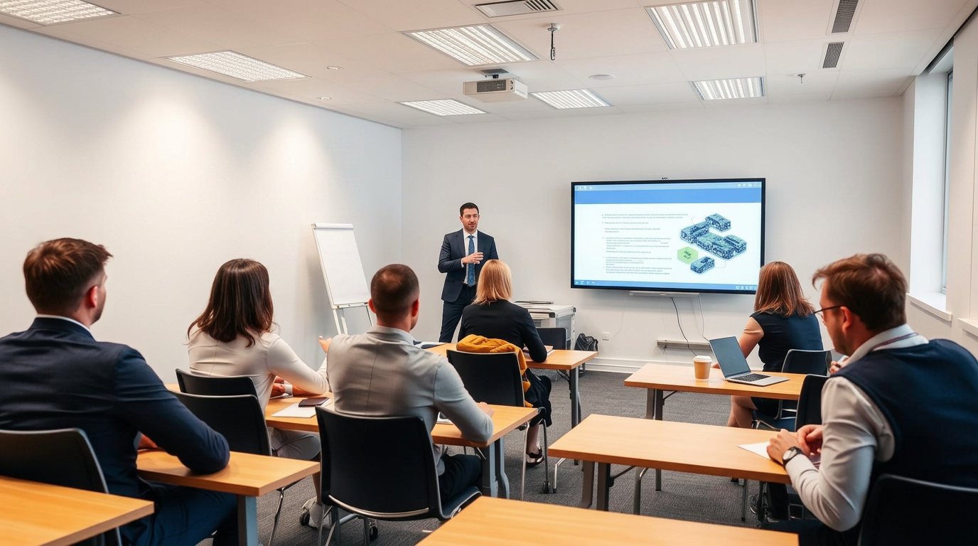 Session de formation GTA en salle — sensibilisation à la sécurité routière