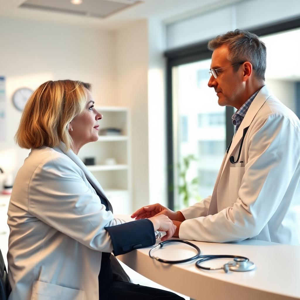 Consultation avec un médecin agréé AVEKS Groupe en cabinet